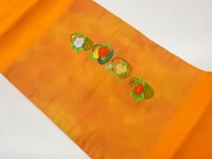 花籠模様織出し名古屋帯